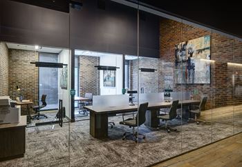 Flex working rooms and conference space for residents