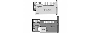 East End Lofts A06 floor plan
