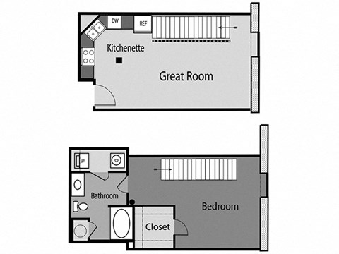 East End Lofts A06 floor plan