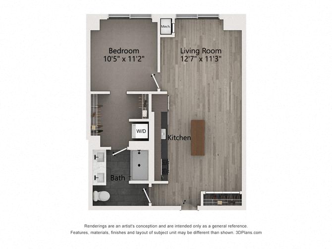 1454 West Randolph St. - 2,860USD / month