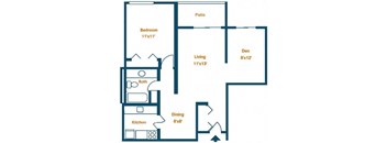 ONE BEDROOM DEN RENOVATED