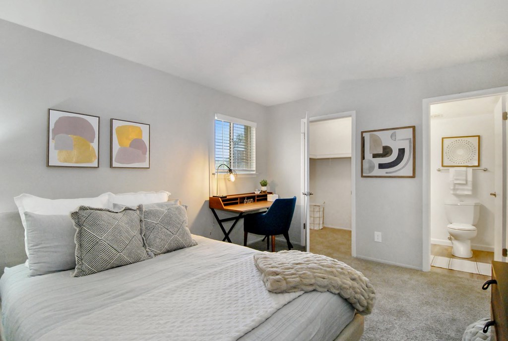 The Maxwell apartment bedroom