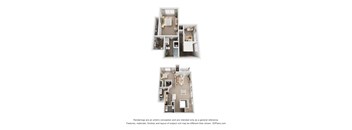 A set of four images showing different floor plans of a house.