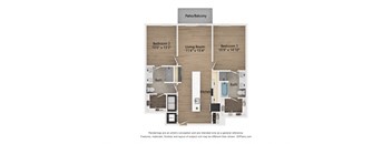 us census designated place floor plan  1 bedroom  1190 square feet