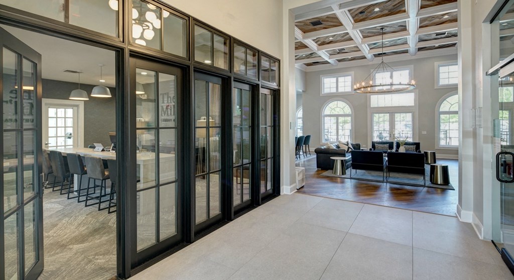 Interior Clubhouse at The Mil'Ton Luxury Apartments - Vernon Hills, IL
