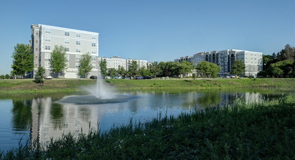 Exterior view and ground of The Mil'Ton in Vernon Hills, IL