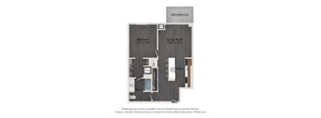 us census designated place floor plan  1 bedroom  1190 square feet