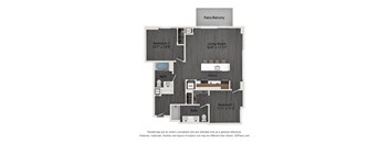 this is a 3d floor plan of a 2100 sq ft