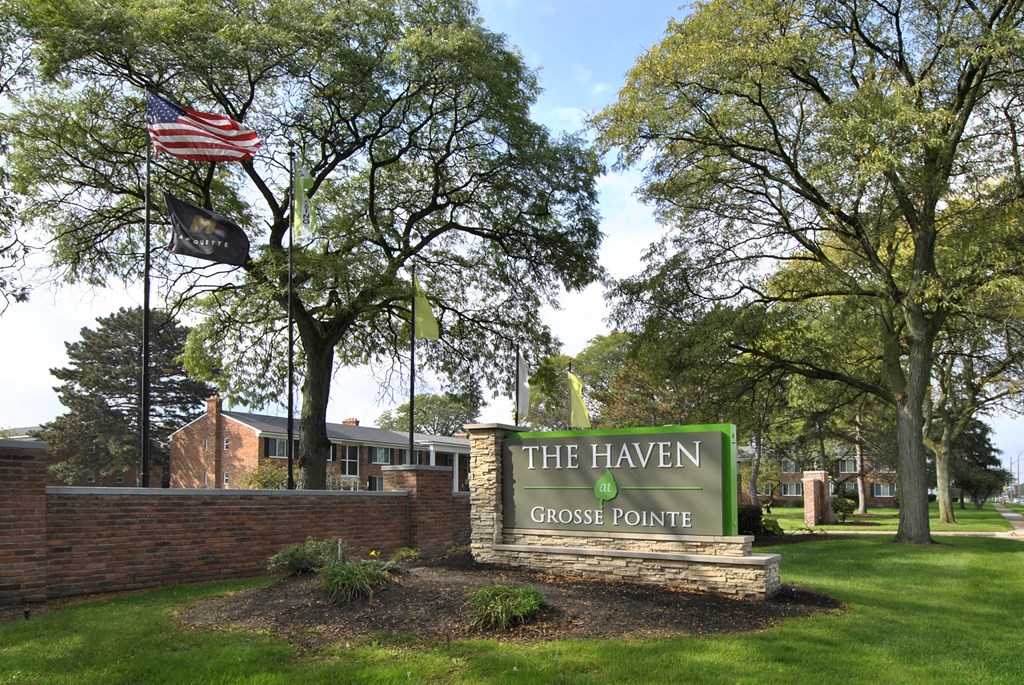 The Haven at Grosse Pointe outdoor signage