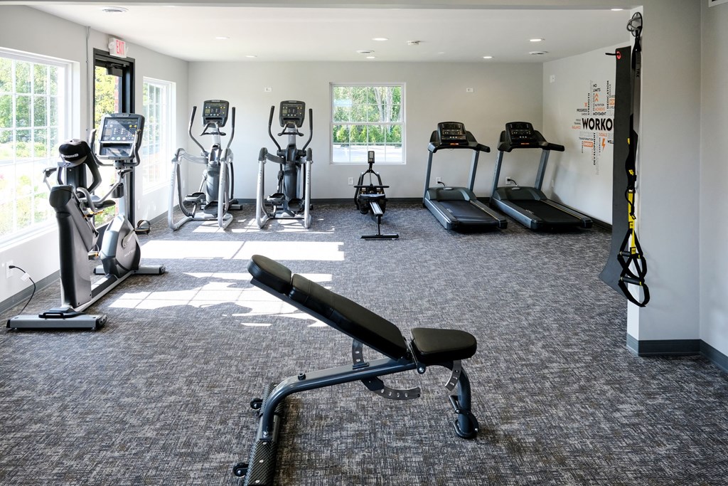 The Maxwell renovated fitness center