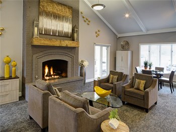 luxurious clubhouse luxurious clubhouse at Brookdale on the Park, Naperville, IL, 60563 - Photo Gallery 3