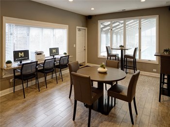 Coffee Bar and Business Center Coffee Bar and Business Center at Brookdale on the Park, Naperville, IL, 60563 - Photo Gallery 5