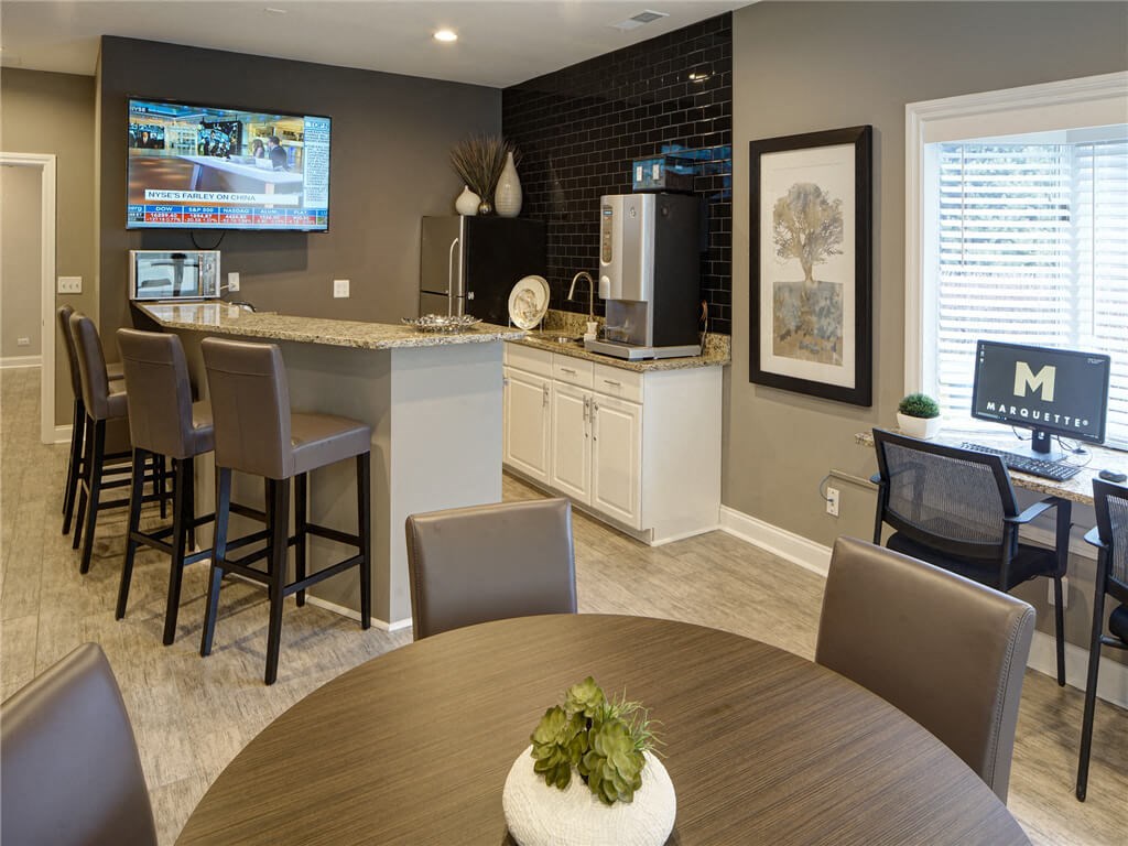 Coffee Bar and Lounge at Brookdale on the Park, Naperville, IL, 60563