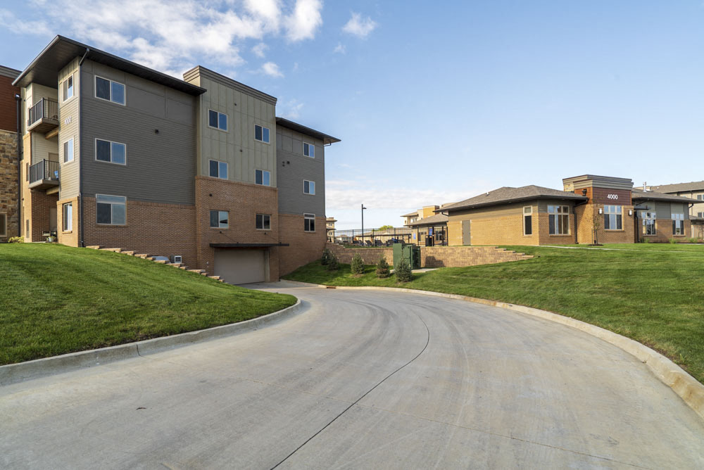 Underground parking is included at 360 at Jordan West best new apartments West Des Moines IA 50266