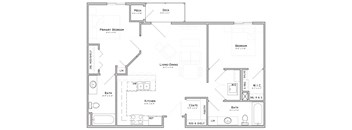 a floor plan of a home
