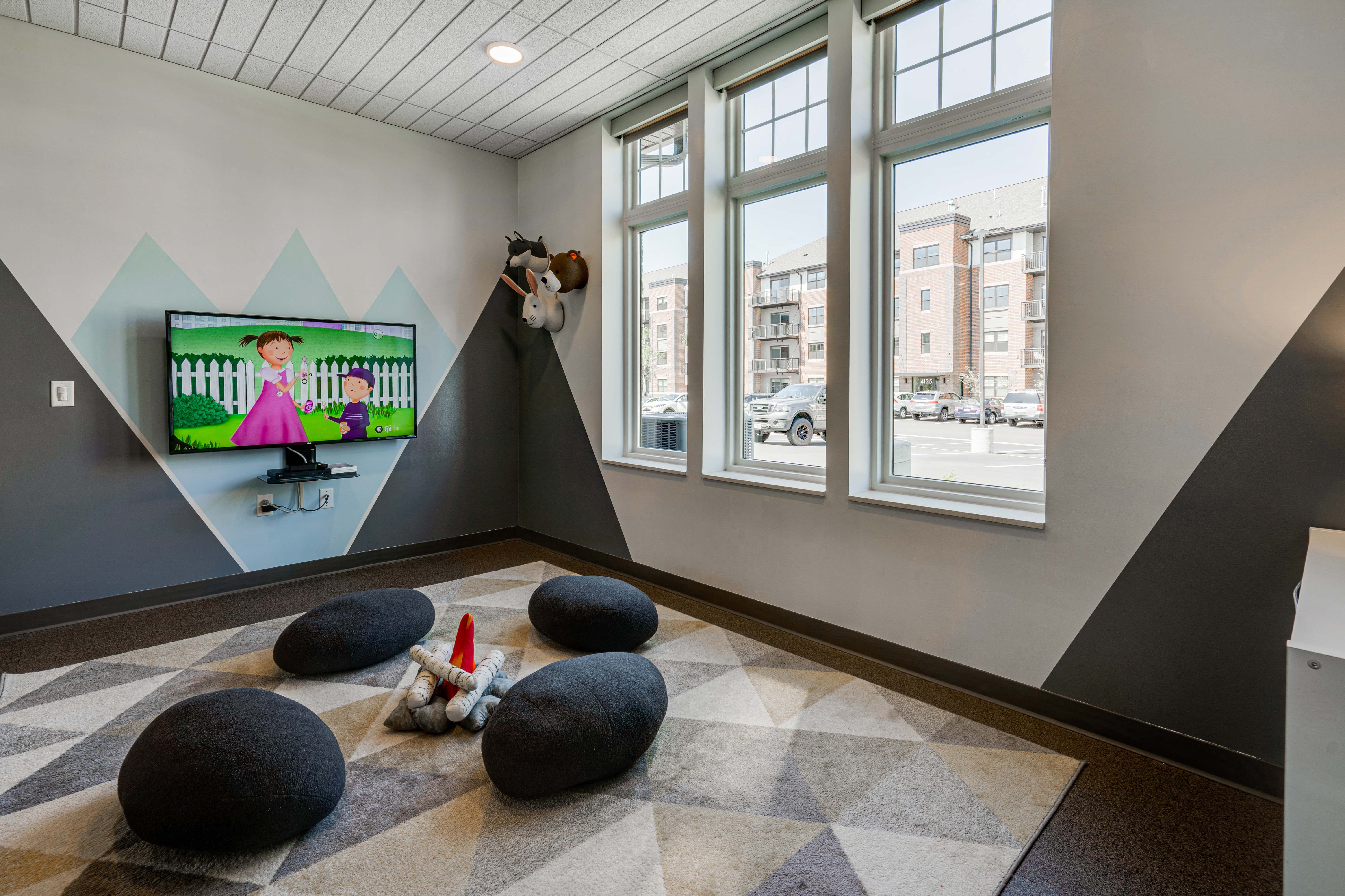 Kids will love their own play room in the clubhouse at Ascend