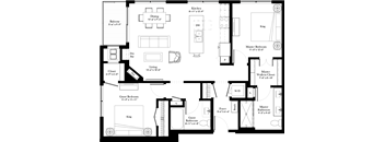Signature Cosmos apartment floor plan