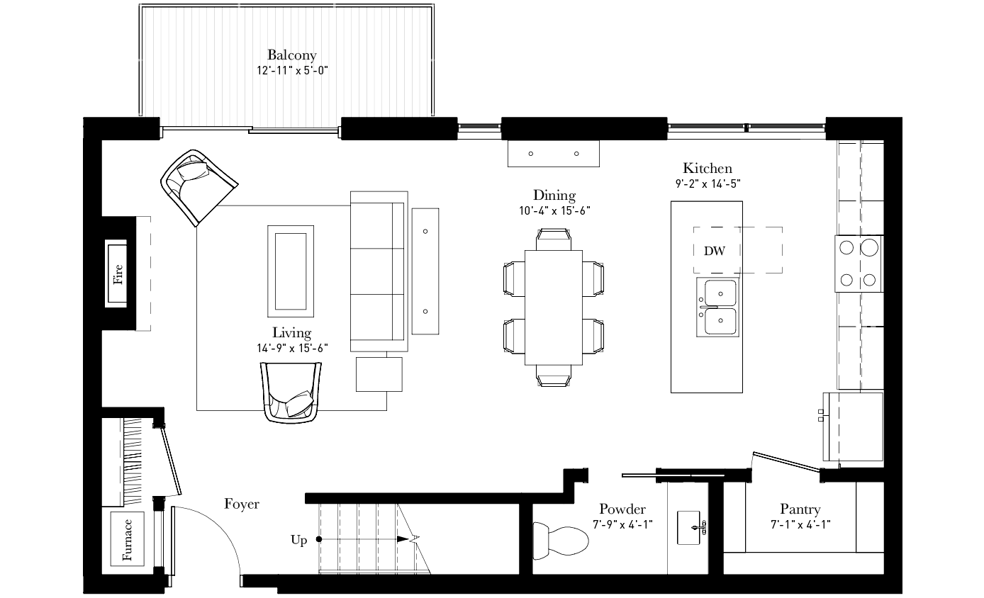 Signature Tansy town home floor plan