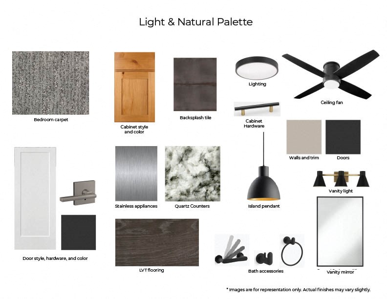 Light and Natural palette