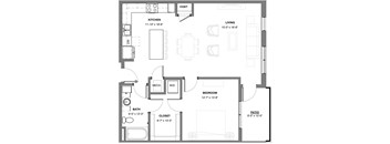 1 bedroom Elk apartment