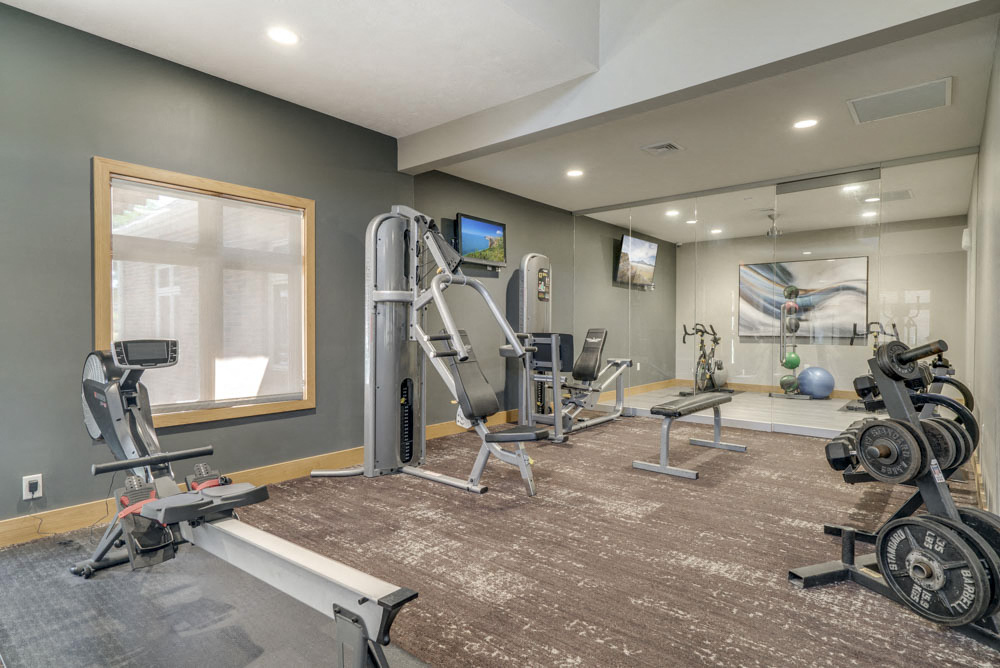 Fitness center at Fountain Glen Apartments!