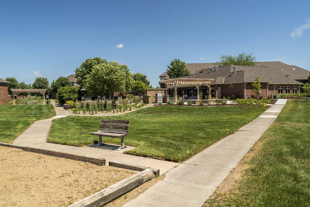 Walking trails by Fountain Glen Apartments