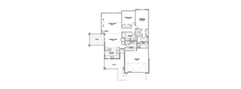 the 2-bedroom Natura townhome floorplan at Grand Legacy in West Omaha, NE