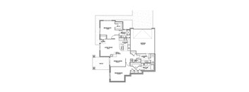 the 2-bedroom Wright townhome floorplan at Grand Legacy in West Omaha, NE