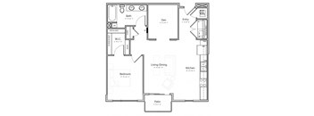 Peace (B6) one bedroom one bathroom at Haven at Uptown