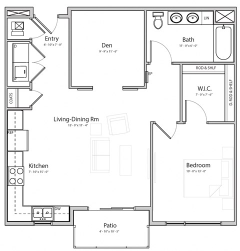 the serenity floorplan