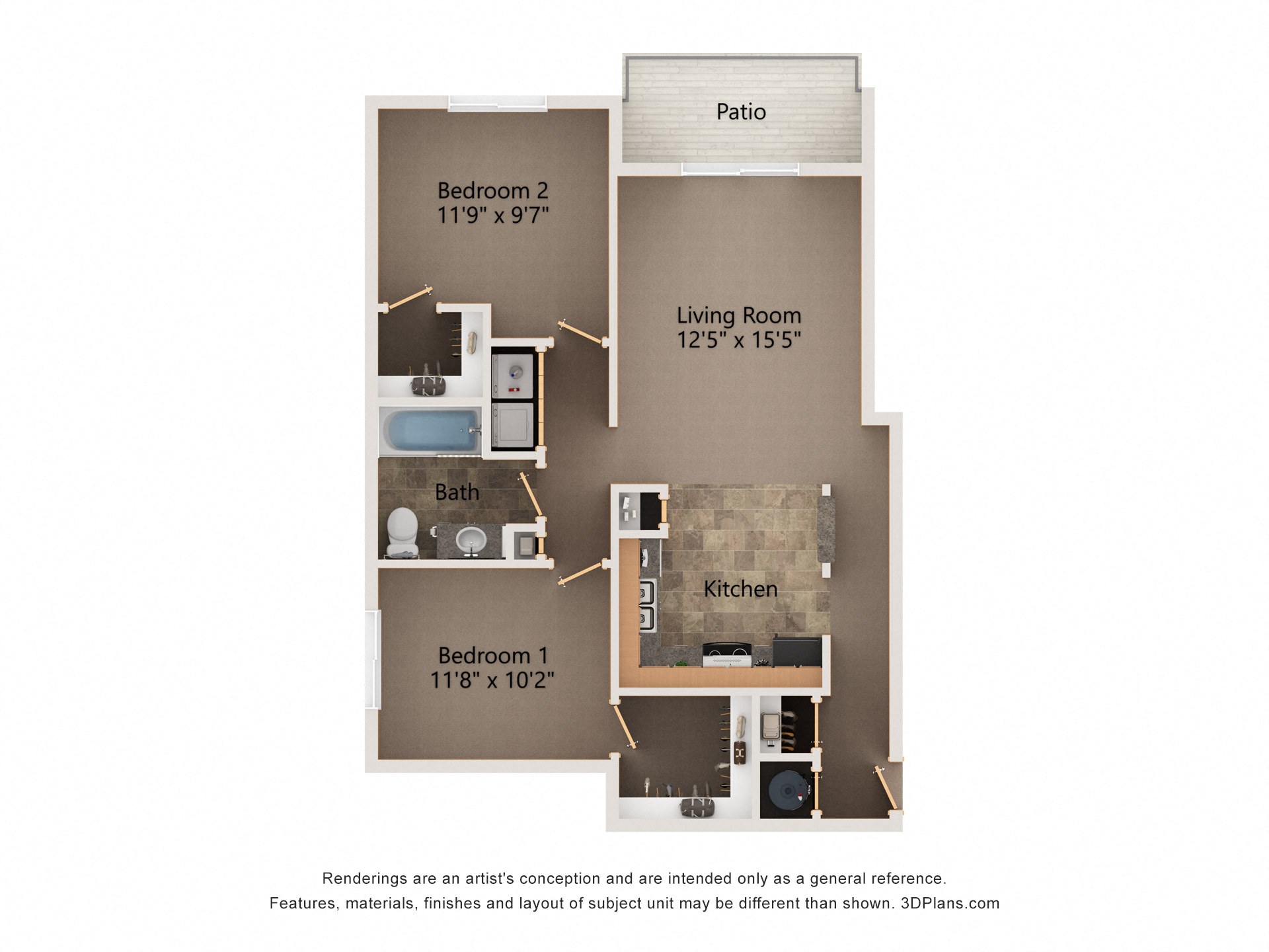 bedroom floor plan | the palo alto