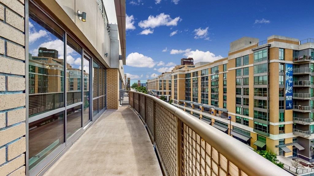 Soak up the spectacular views of Omaha and Turner Park from this 2 bedroom penthouse at Midtown Crossing Apartments