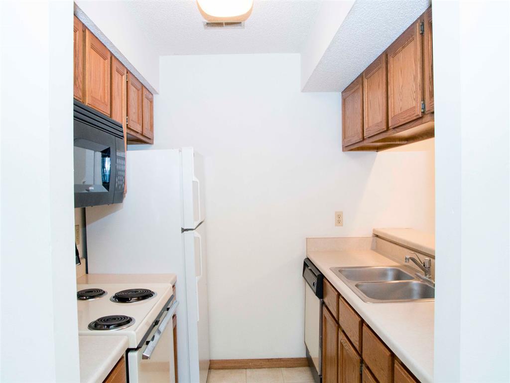 kitchen at Capitol View Apartments in Lincoln Nebraska