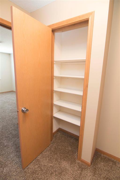 Interiors-Skyline View Apartments Hall Closet in Lincoln NE