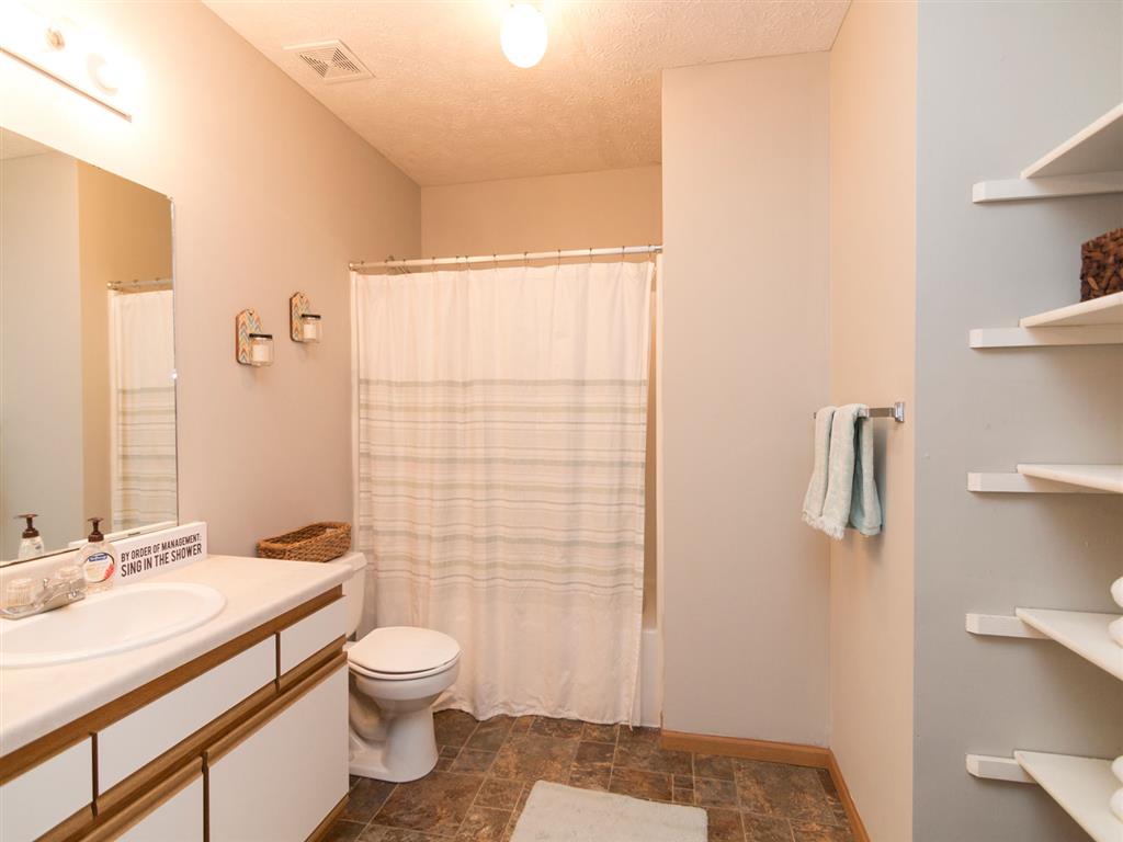 Huge bathroom at Eagle Run Apartments in Omaha, NE