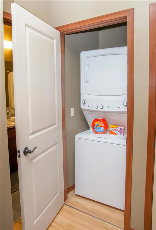 Washer and dryer included at Villas of Omaha at Butler Ridge in Omaha NE
