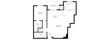 a drawing of a floor plan of a house with a staircase