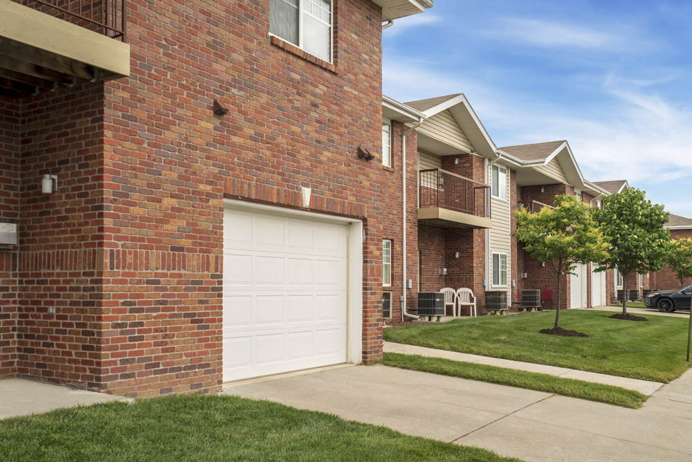 Apartment home with attached garage at The Northbrook Apartments in Lincoln, NE
