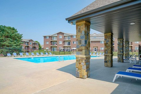Northridge Heights - Amenities - Pool 2 Spacious outdoor swimming pool with lounge chairs