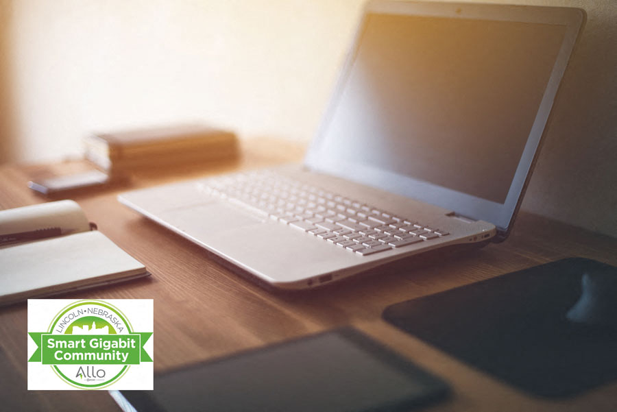 Allo gigabyte internet service available this apartment community