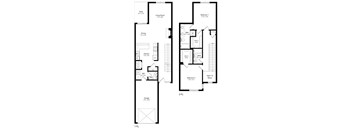 the 2-bedroom Gibbs Hill floorplan at Southwind Villas in La Vista, NE
