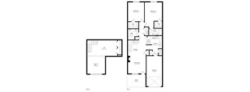 the 2-bedroom Lindau floorplan at Southwind Villas in La Vista, NE