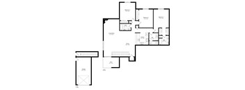 the 3-bedroom Jeddah Light floorplan at Southwind Villas in La Vista, NE