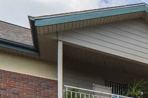 View of one car attached garage at Southwind Villas in southwest Omaha in La Vista, NE, 68128