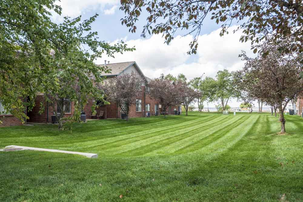 Greenspace around Southwind Villas in southwest Omaha in La Vista, NE, 68128