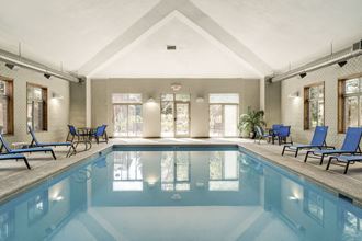 Indoor swimming pool at Southwind Villas in southwest Omaha in La Vista, NE, 68128