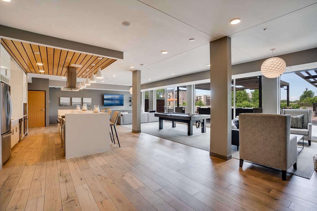 You'll love the options to host a party in the spacious Club Room at in the Club Room at The Preserve at Normandale Lake