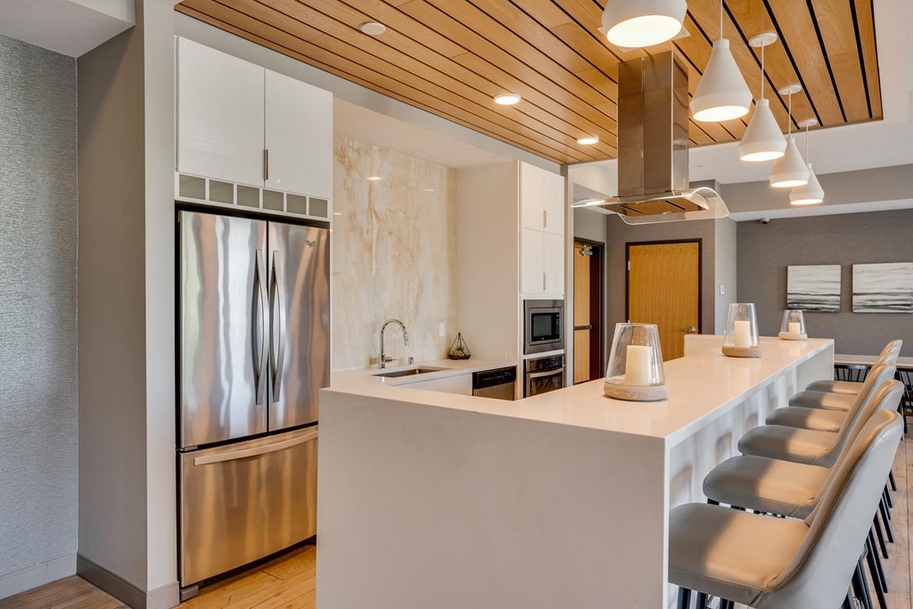 You'll love the gourmet kitchen and expansive space in the  at The Preserve Club Room at Normandale Lake