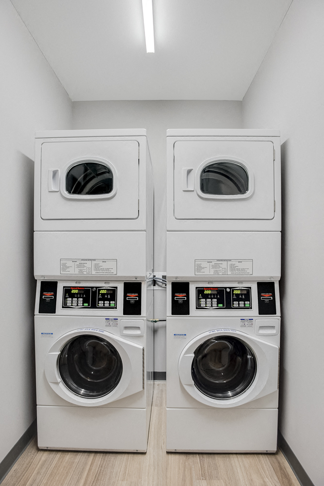 On-site laundry facility at The Central apartments near downtown Minneapolis MN 55408