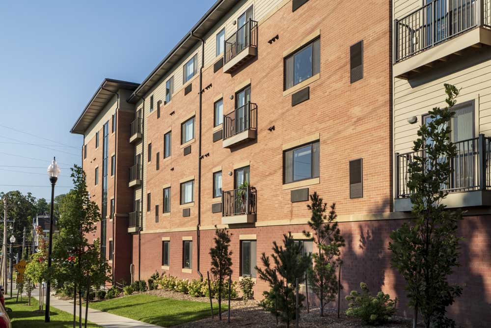 Balconies at The Conrad near UNMC in the Blackstone District Omaha NE 68105